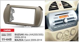 Переходная рамка для установки автомагнитолы CARAV 11-448: 2 DIN / 173 x 98 mm / 178 x 102 mm / SUZUKI Alto (HA25S/HA35S) 2009-2014 / MAZDA Carol 2009-2014