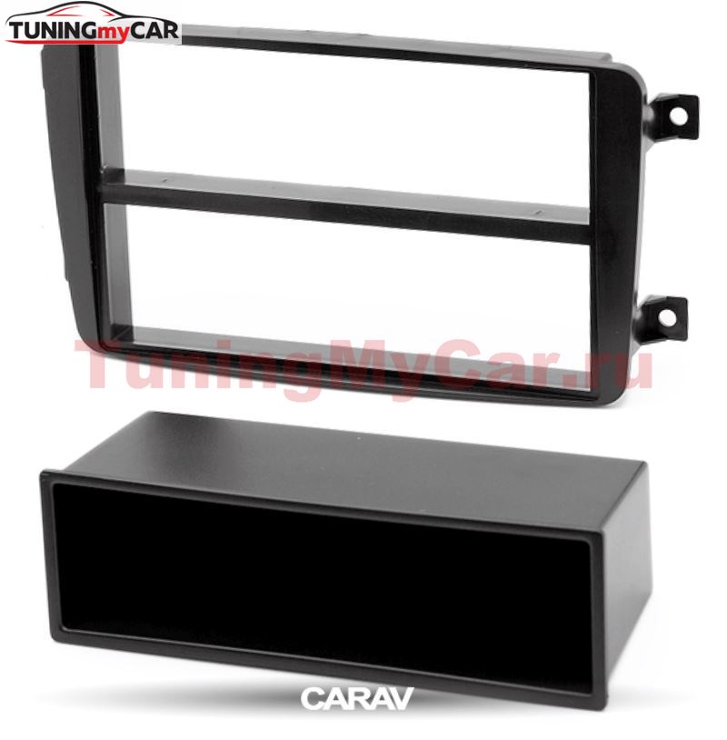Переходная рамка для установки автомагнитолы CARAV 11-010: 1 DIN / 182 x 53 mm / MERCEDES-BENZ C-klasse (W203) 2000-2004; CLK-klasse (W209) 2002-2006; G-klasse (W463) 1998-2006; Viano (W639) 2003-2006; Vito (W639) 2003-2006