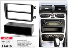 Переходная рамка для установки автомагнитолы CARAV 11-010: 1 DIN / 182 x 53 mm / MERCEDES-BENZ C-klasse (W203) 2000-2004; CLK-klasse (W209) 2002-2006; G-klasse (W463) 1998-2006; Viano (W639) 2003-2006; Vito (W639) 2003-2006