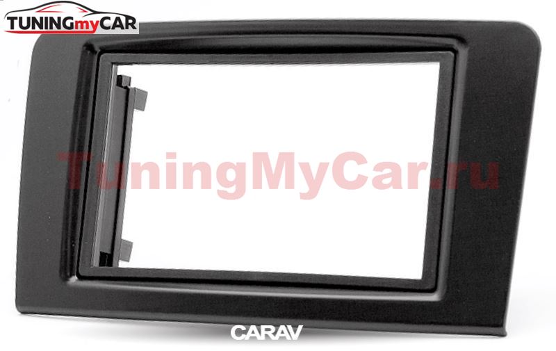 Переходная рамка для установки автомагнитолы CARAV 11-087: 2 DIN / 173 x 98 mm / 178 x 102 mm / MERCEDES-BENZ M-klasse (W164) 2005-2011; GL-Klasse (X164) 2006-2012