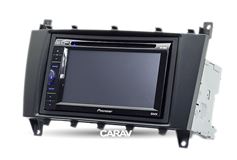 Переходная рамка для установки автомагнитолы CARAV 11-132: 2 DIN / 173 x 98 mm / 178 x 102 mm / MERCEDES-BENZ C-klasse (W203) 2004-2007; CLC (CL203) 2008-2011; CLK-klasse (W209) 2005-2009; G-klasse (W463) 2006-2012