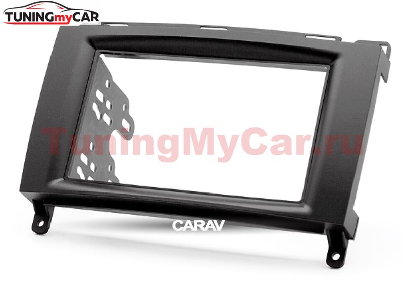 Переходная рамка для установки автомагнитолы CARAV 11-133: 2 DIN / 173 x 98 mm / 178 x 102 mm / MERCEDES-BENZ A-klasse (W169) 2004-2012, В-klasse (W245) 2005-2011, Vito 2006+, Viano 2006+