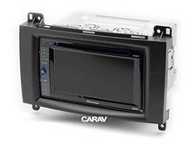 Переходная рамка для установки автомагнитолы CARAV 11-133: 2 DIN / 173 x 98 mm / 178 x 102 mm / MERCEDES-BENZ A-klasse (W169) 2004-2012, В-klasse (W245) 2005-2011, Vito 2006+, Viano 2006+