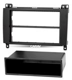 Переходная рамка для установки автомагнитолы CARAV 11-497: 1 DIN / 182 x 53 mm / MERCEDES-BENZ A-klasse (W169) 2004-2012, В-klasse (W245) 2005-2011, Vito 2006+, Viano 2008+