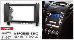 Переходная рамка для установки автомагнитолы CARAV 11-607: 2 DIN / 173 x 98 mm / 178 x 102 mm / MERCEDES-BENZ SLK (R171) 2004-2011
