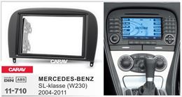 Переходная рамка для установки автомагнитолы CARAV 11-710: 2 DIN / 173 x 98 mm / 178 x 102 mm / MERCEDES-BENZ SL-klasse (W230) 2004-2011