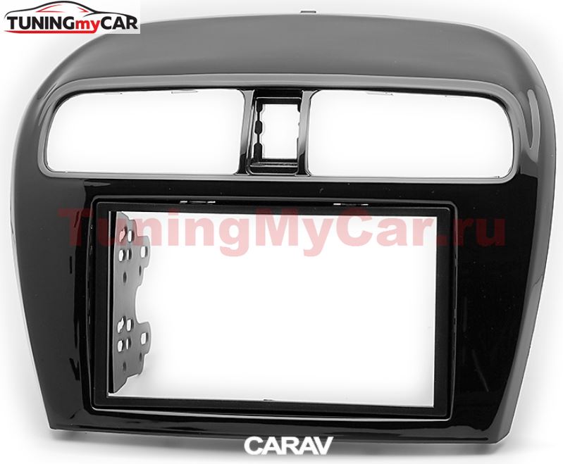 Переходная рамка для установки автомагнитолы CARAV 11-129: 2 DIN / 173 x 98 mm / 178 x 102 mm / MITSUBISHI Mirage 2012+, Space Star 2013+
