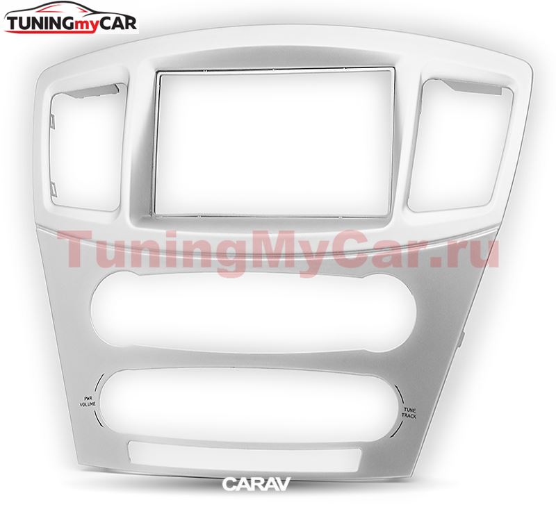 Переходная рамка для установки автомагнитолы CARAV 11-356: 2 DIN / 173 x 98 mm / 178 x 102 mm / MITSUBISHI Galant 2004-2010; Grunder 2007+