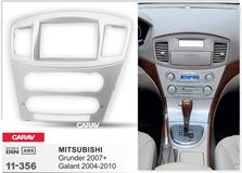 Переходная рамка для установки автомагнитолы CARAV 11-356: 2 DIN / 173 x 98 mm / 178 x 102 mm / MITSUBISHI Galant 2004-2010; Grunder 2007+