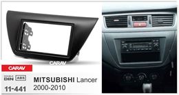 Переходная рамка для установки автомагнитолы CARAV 11-441: 2 DIN / 173 x 98 mm / 178 x 102 mm / MITSUBISHI Lancer IX 2000-2010