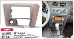 Переходная рамка для установки автомагнитолы CARAV 11-487: 2 DIN / 173 x 98 mm / 178 x 102 mm / MITSUBISHI Lancer IX 2006-2012