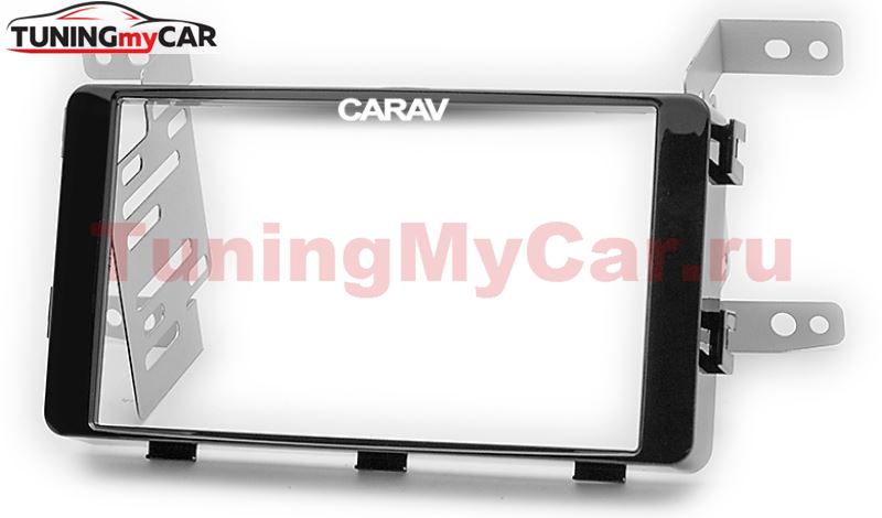 Переходная рамка для установки автомагнитолы CARAV 11-637: 2 DIN / 173 x 98 mm / MITSUBISHI L200, Pajero Sport, Triton 2015+