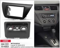 Переходная рамка для установки автомагнитолы CARAV 11-653: 2 DIN / 173 x 98 mm / 178 x 102 mm / MITSUBISHI Lancer IX 2000-2010
