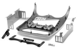 Переходная рамка для установки автомагнитолы CARAV 11-329: 2 DIN / 173 x 98 mm / 178 x 102 mm / RENAULT Logan 2009-2013; Sandero 2007-2011 / DACIA Logan, Sandero 2008-2012, Duster 2010-2013 / NISSAN NP200 2009+