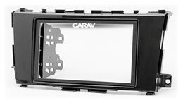 Переходная рамка для установки автомагнитолы CARAV 11-335: 2 DIN / 173 x 98 mm / 178 x 102 mm / NISSAN Teana, Altima 2012+