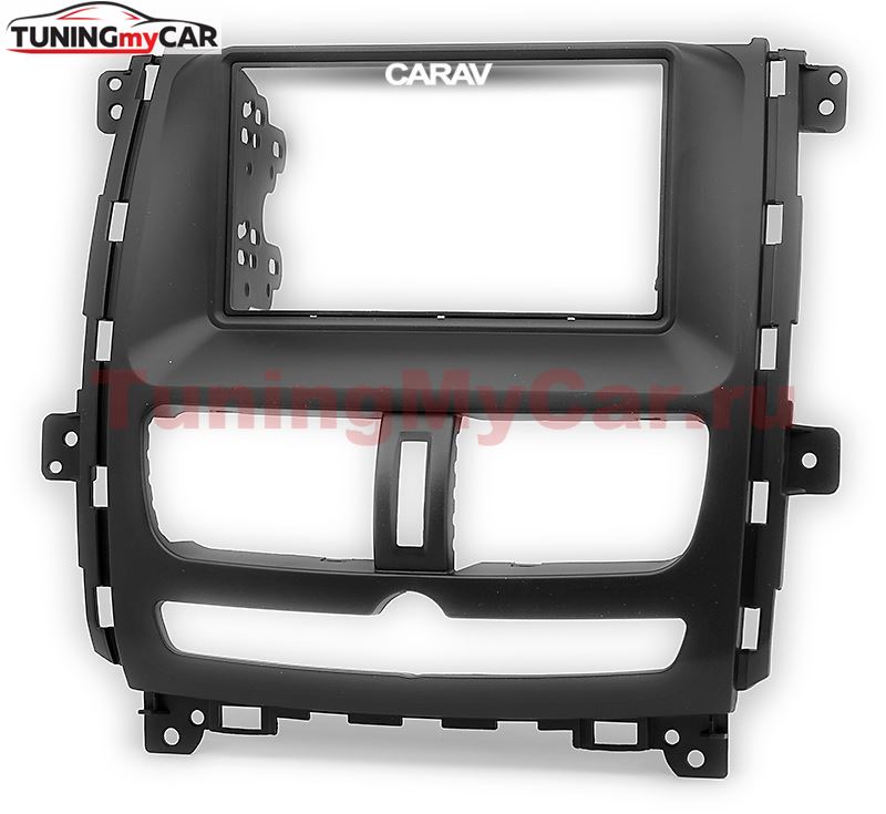 Переходная рамка для установки автомагнитолы CARAV 11-350: 2 DIN / 173 x 98 mm / 178 x 102 mm / NISSAN (DONGFENG) Succe, Shuaike, Shaico 2009-2015