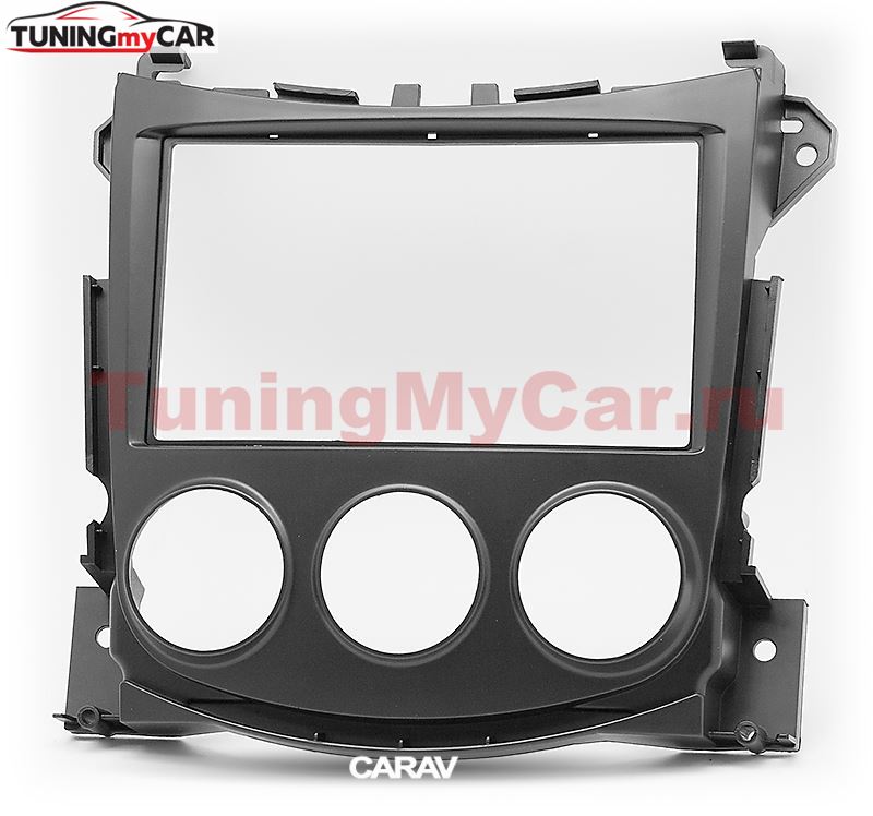Переходная рамка для установки автомагнитолы CARAV 11-480: 2 DIN / 173 x 98 mm / 178 x 102 mm / NISSAN 370Z 2009-2012