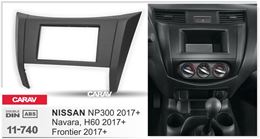 Переходная рамка для установки автомагнитолы CARAV 11-740: 2 DIN / 173 x 98 mm / 178 x 102 mm / NISSAN NP300, Navara, Frontier 2017+