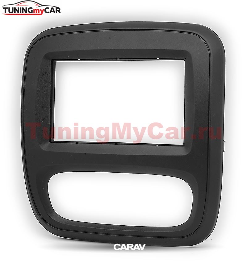 Переходная рамка для установки автомагнитолы CARAV 11-642: 2 DIN / 173 x 98 mm / 178 x 102 mm / OPEL Vivaro 2014+ / RENAULT Trafic 2014+