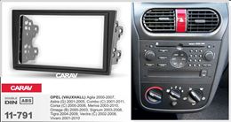 Переходная рамка для установки автомагнитолы CARAV 11-791: 2 DIN / 173 x 98 mm / 178 x 102 mm / OPEL Agila, Astra (G) , Combo (C), Corsa (C), Meriva, Omega (B), Signum, Tigra, Vectra (C), Vivaro