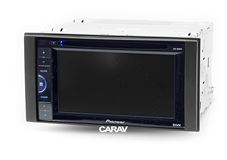 Переходная рамка для установки автомагнитолы CARAV 11-536: 2 DIN - 173 x 98 mm / 1 DIN - 182 x 53 mm / NISSAN Micra (K13), March (K13), Note (E12), Versa (E12) 2013-2017