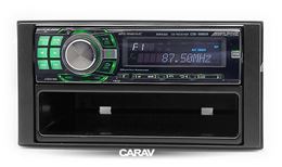 Переходная рамка для установки автомагнитолы CARAV 11-536: 2 DIN - 173 x 98 mm / 1 DIN - 182 x 53 mm / NISSAN Micra (K13), March (K13), Note (E12), Versa (E12) 2013-2017