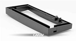 Переходная рамка для установки автомагнитолы CARAV 11-016: 1 DIN / 182 x 53 mm / CITROEN C5 2004-2008 / PEUGEOT (407) 2004-2010, (407) Coupe 2005-2011