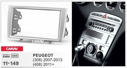Переходная рамка для установки автомагнитолы CARAV 11-149: 2 DIN / 173 x 98 mm / 178 x 102 mm / PEUGEOT (308) 2007-2013, (408) 2011+
