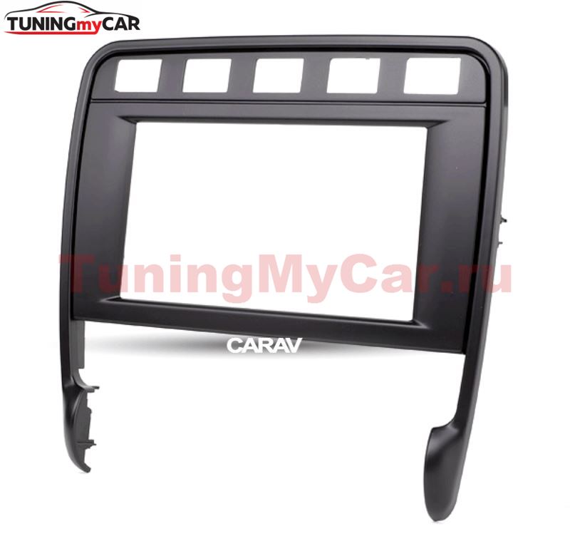 Переходная рамка для установки автомагнитолы CARAV 11-153: 2 DIN / 173 x 98 mm / PORSCHE Cayenne (955/957) 2002-2010