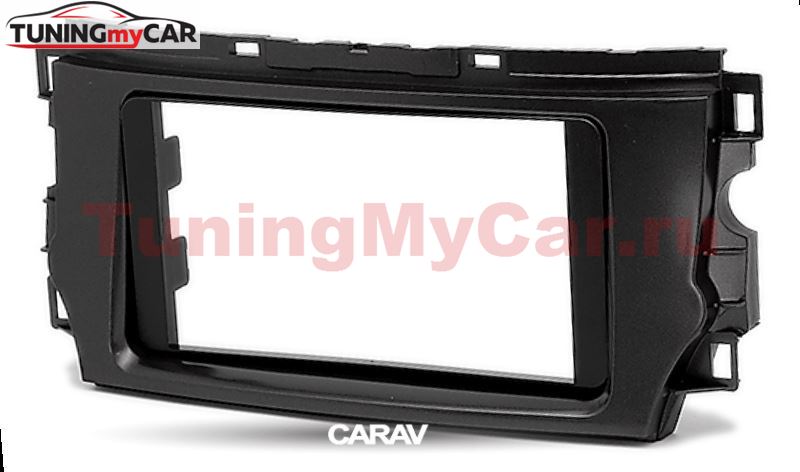 Переходная рамка для установки автомагнитолы CARAV 11-204: 2 DIN / 173 x 98 mm / TOYOTA Rush 2006-2016 / DAIHATSU Be-Go, Terios 2006-2016 / PERODUA Nautica 2008-2010