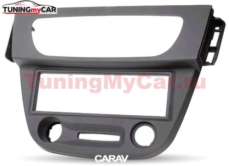 Переходная рамка для установки автомагнитолы CARAV 11-152: 1 DIN / 182 x 53 mm / RENAULT Megane 2008-2015, Fluence 2009+