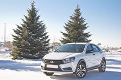 Cross-комплект. Накладки на арки и пороги LADA VESTA SW и Sedan с 2016 г.в. (10 шт.)