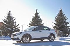 Cross-комплект. Накладки на арки и пороги LADA VESTA SW и Sedan с 2016 г.в. (10 шт.)
