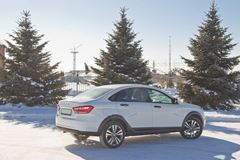 Cross-комплект. Накладки на арки и пороги LADA VESTA SW и Sedan с 2016 г.в. (10 шт.)