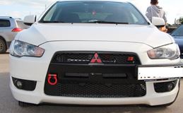Воздуховоды (ноздри) в передний бампер Mitsubishi Lancer 10 EVO-style