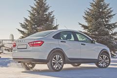 Cross-комплект. Накладки на арки и пороги LADA VESTA SW и Sedan с 2016 г.в. (10 шт.)