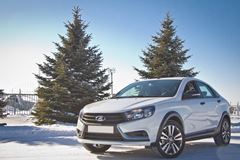 Cross-комплект. Накладки на арки и пороги LADA VESTA SW и Sedan с 2016 г.в. (10 шт.)