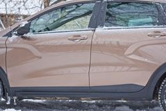 Молдинги на двери LADA XRAY (АБС) с 2016 г.в. 