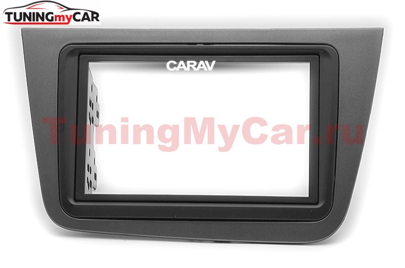 Переходная рамка для установки автомагнитолы CARAV 11-582: 2 DIN / 173 x 98 mm / 178 x 102 mm / SEAT Altea 2004-2015, Toledo 2004-2009