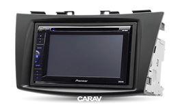 Переходная рамка для установки автомагнитолы CARAV 11-157: 2 DIN / 173 x 98 mm / 178 x 102 mm / SUZUKI Swift 2011-2017; Ertiga 2012+