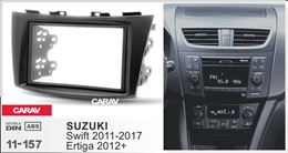 Переходная рамка для установки автомагнитолы CARAV 11-157: 2 DIN / 173 x 98 mm / 178 x 102 mm / SUZUKI Swift 2011-2017; Ertiga 2012+