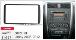 Переходная рамка для установки автомагнитолы CARAV 11-357: 2 DIN / 173 x 98 mm / SUZUKI Jimny 2006-2012