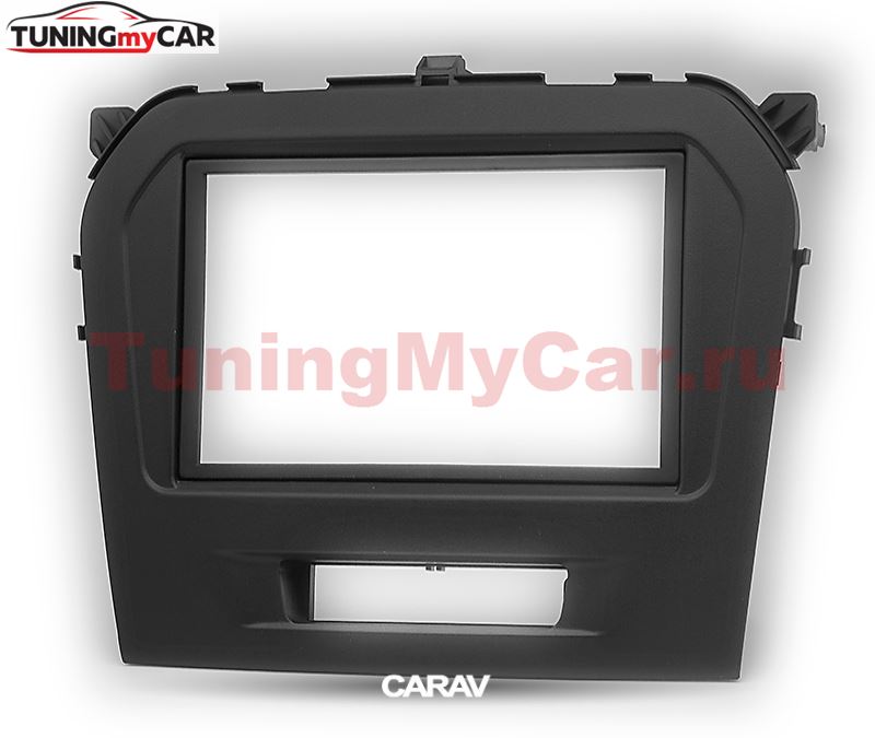Переходная рамка для установки автомагнитолы CARAV 11-588: 2 DIN / 173 x 98 mm / 178 x 102 mm / SUZUKI Vitara 2015+