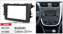 Переходная рамка для установки автомагнитолы CARAV 11-596: 2 DIN / 173 x 98 mm / 178 x 102 mm / SUZUKI Celerio 2014+