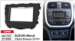 Переходная рамка для установки автомагнитолы CARAV 11-655: 2 DIN / 173 x 98 mm / 178 x 102 mm / SUZUKI-Maruti Vitara Breeza 2016+