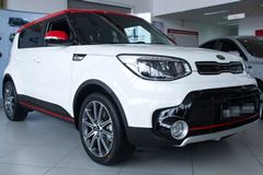 Накладки на колёсные арки KIA Soul 2017- (PS) ШАГРЕНЬ