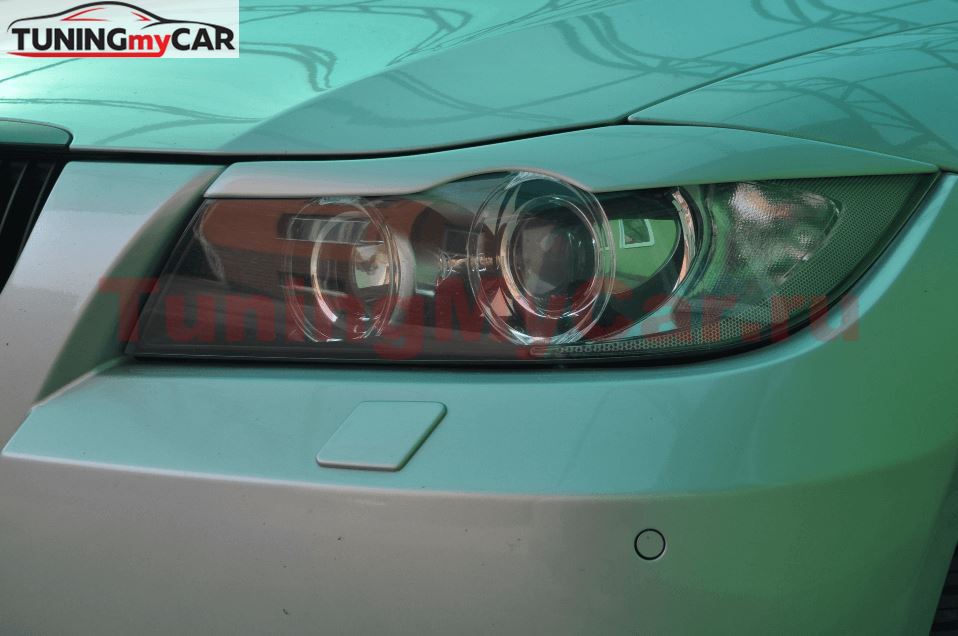 Накладки на фары (реснички) BMW 3 E90 (2005-2012)