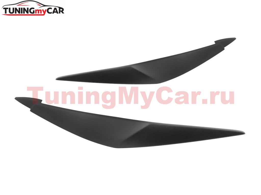 РЕСНИЧКИ НА ФАРЫ VAR №1 BMW X6 E71 (2008-2014) (ДЛЯ СТАНДАРТНЫХ ФАР, НЕ ПОДХОДЯТ НА LED ОПТИКУ)