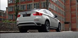 Спойлер лип с вырезом для BMW X6 E71 2008-2014