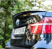 Спойлер лип с вырезом для BMW X6 E71 2008-2014